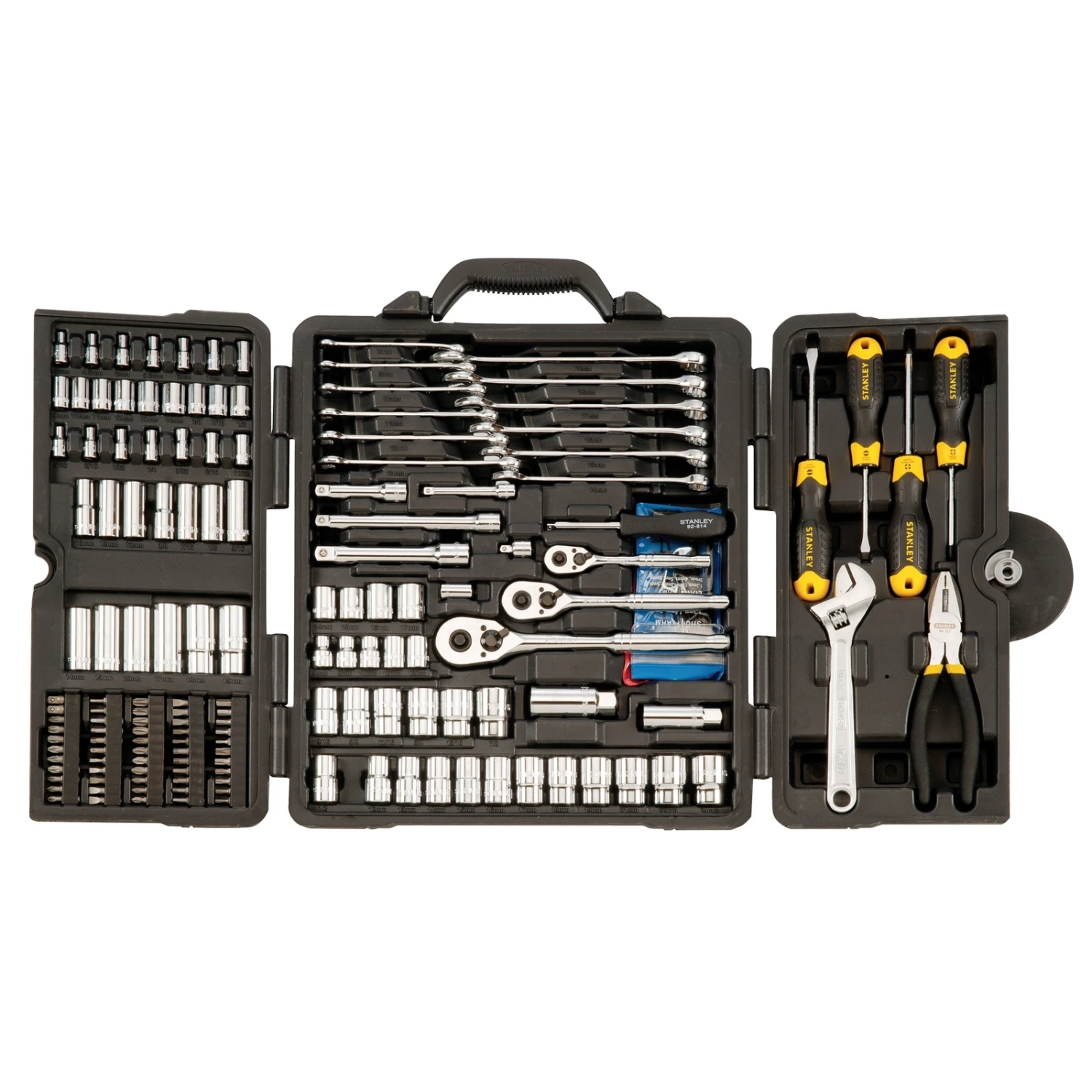 Budget 🧨 Australia Sale - Stanley 176 Piece Tool Kit With Carry Case Yellow ⭐ 3 Budget 🧨 Australia Sale - Stanley 176 Piece Tool Kit With Carry Case Yellow ⭐