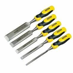 Best deal 👏 Australia Sale - Stanley 5 Piece Dynagrip Strike Cap Chisel Set Other ⭐