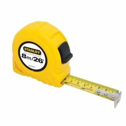 New ✔️ Stanley 8m / 26ft Imperial Tape Measure Yellow - To Australia 😉