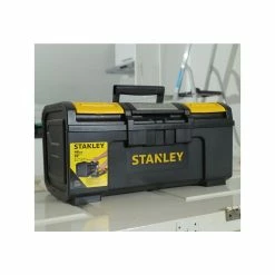 Best Pirce ✔️ Australia Only - Stanley 19" One Touch Latch Tool Box Black 🥰 -Stanley Sales Online c93d792c2889467fb0301682414048e4