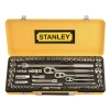 Hot Sale 💯 Australia Sale - Stanley 1/4", 3/8" & 1/2" Drive Socket Set - 64 Piece Silver Metallic 😉 -Stanley Sales Online d907517cf13f4e9489b3bc25a23b1194