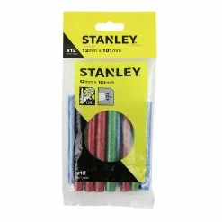 Buy 😉 Australia Only - Stanley 12mm Blue Red And Green Multicoloured Glue Sticks - 12 Pack White 👏