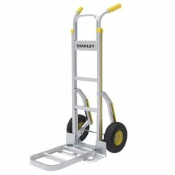 Cheap 😍 Stanley 200kg Hand Trolley With Folding Platform Silver/black/yellow - To Australia 🛒